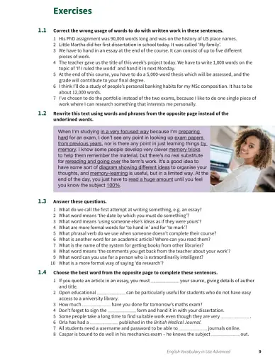 Vocabulary in Use 3rd Edition Advanced with Answers - фото 3