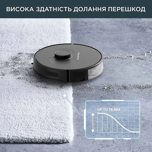 Робот-пылесос Rowenta X-Plorer Serie 75 влажная уборка автон. работа до 120 мин НЕРА управление через смартфон черный - фото 7