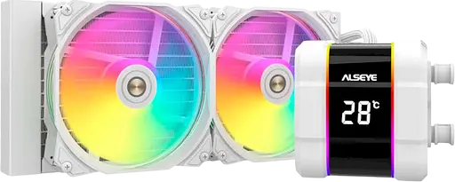 Водное охлаждение Alseye M240-PLUS-W II ARGB White (AS.02.01.0030)
