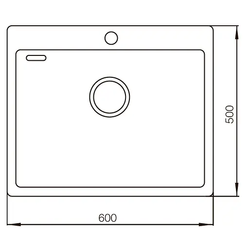 Кухонная мойка Mixxus MX6050-200x1.2-Handmade MX0569, Нержавеющая сталь - фото 2