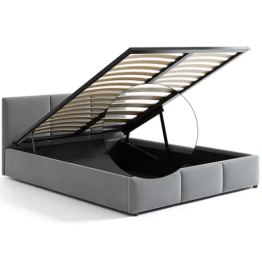 Кровать Doros Мона Серый 218х170х82 (83110005) - фото 8