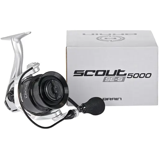 Катушка Brain Scout SE-S 4000S 8+1BB Silver - фото 5