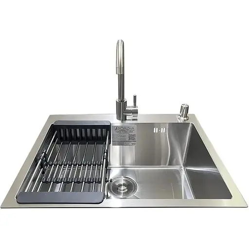 Комплект мойка + смеситель Romzha Arta U-550S Max (A) - фото 2