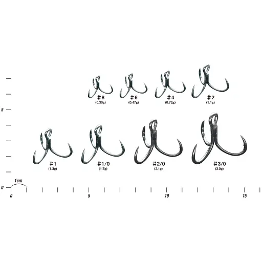 Тройник Decoy Y-W77 #2/0 (6 шт/уп) - фото 2