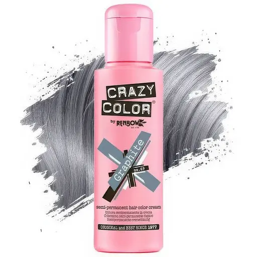 Тінт-фарба для волосся Crazy Color відтінок 69 графіт 100 мл