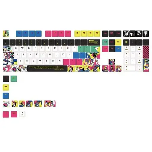 Набір кейкапів Varmilo 121keys Picasso Keycap Set (121K-110EB-R-V) - фото 1