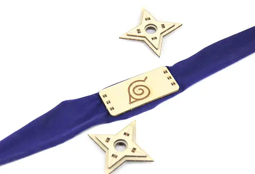 Дерев'яний конструктор "Сюрикен та повязка" 26 деталей - фото 2