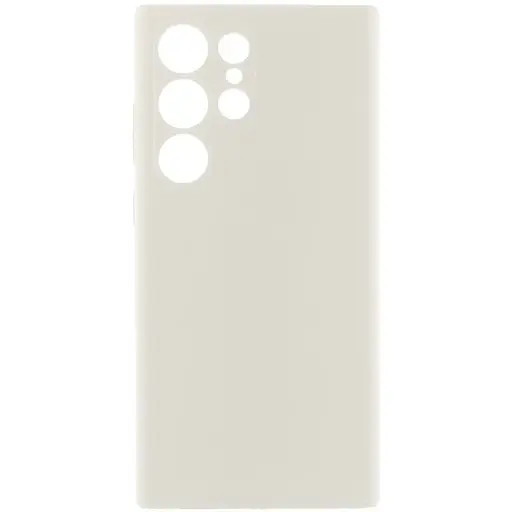 Чохол Lakshmi Silicone Cover Full Camera (AAA) для Samsung Galaxy S24 Ultra Білий / White