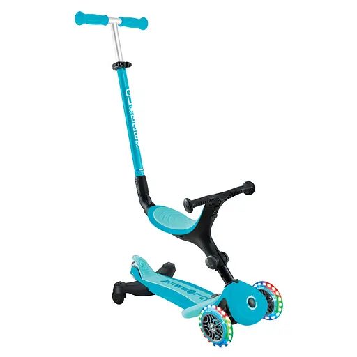 Самокат Globber Go Up Active Lights 360 колеса світяться до 20/50кг від 1 року блакитний (749-300) - фото 4