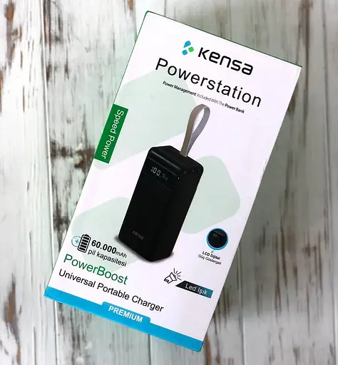 Зовнішній акумулятор 60000 mAh Kensa KP-46 - фото 6