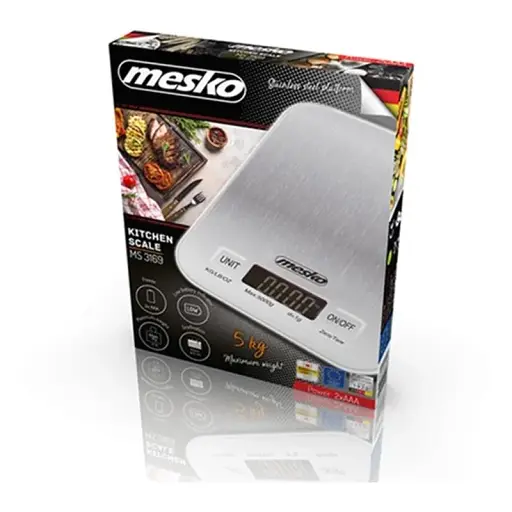 Весы кухонные Mesko MS-3169W - фото 4
