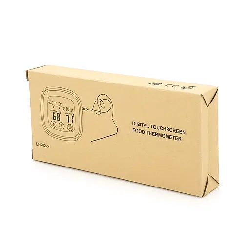 Термометр для їжі EN2022 з виносним щупом, Silver-White - фото 2