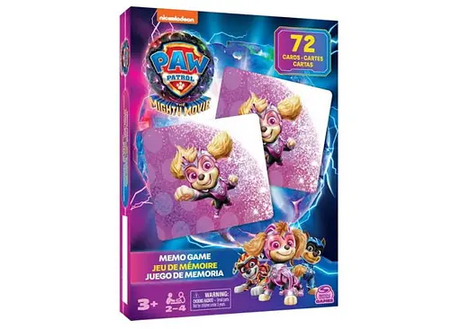 Настольная игра Spin Master Мемори Щенячий патруль в кино 2 (Paw Patrol the Mighth Movie. Memo Games) (англ.) (SM98273/6067937)