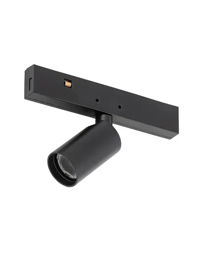 Магнитный трековый светильник Nowodvorski 11712 NANO-LVM Spot LED 1x1W 3000K 65Lm IP20 черный - фото 1