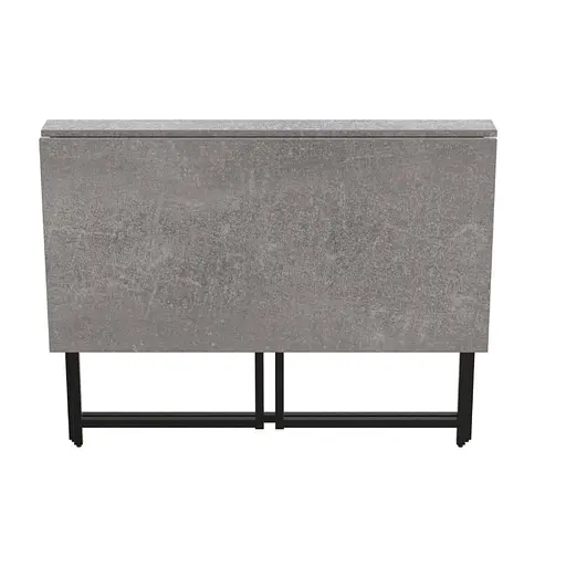 Стіл розкладний Моріс Ferrum-decor 750x1000x600 Чорний метал ДСП Бетон 16 мм (FRD-104675) - фото 8