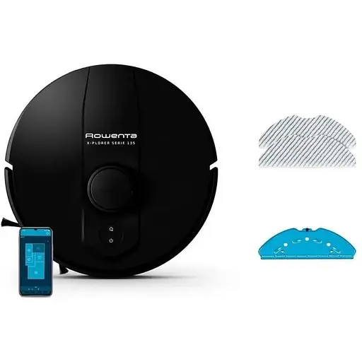 Робот-пылесос с влажной уборкой Rowenta X-Plorer Serie 135 Standart RR91C5WH UA UCRF