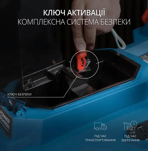 Газонокосарка акумуляторна Konner & Sohnen без АКБ та ЗП KS 43LM-40V - фото 15