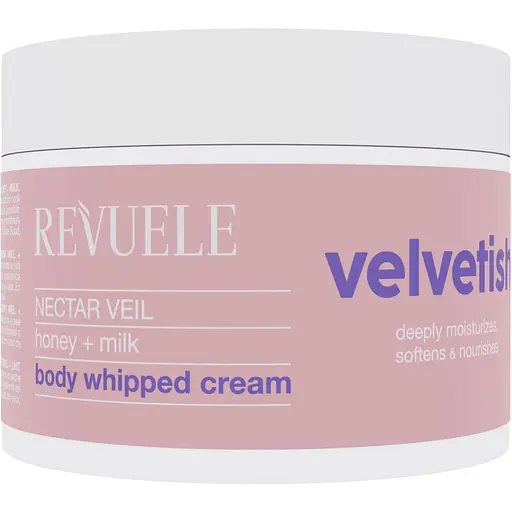 Крем для тіла Revuele Velvetish Nectar Veil ніжний зволожуючий з молоком та медом 300 мл