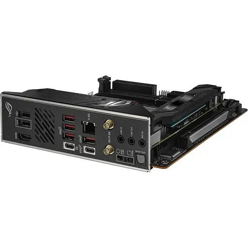 Материнська плата Asus Rog Strix B650E-I Gaming WIFI sAM5 B650 2xDDR5 M.2 HDMI WiFi BT mITX - фото 6
