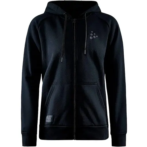 Кофта Craft Core Craft Zip Hood Woman S Черный (1068-1910640 S 999000)