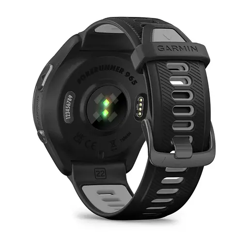 Смарт-годинник Garmin Forerunner 965 чорний корпус з сірим титановим безелем - фото 3