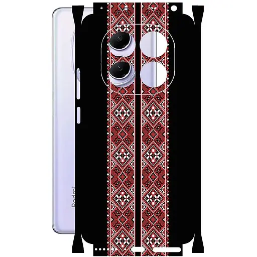 Захисна плівка StatusSKIN для Xiaomi Redmi Note 14 Pro 4G Корпус Вініл Вишиванка 3