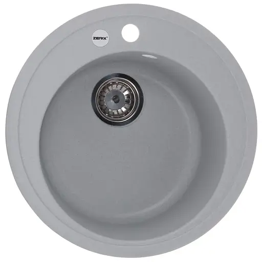 Кухонная мойка Zerix ZS-510R-09 gray ZX4535, Серый - фото 1