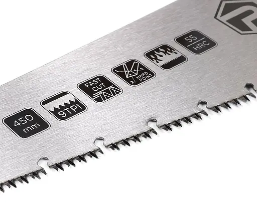 Ножовка пила по мокрому дереву Polax 450 мм (47-010) - фото 2
