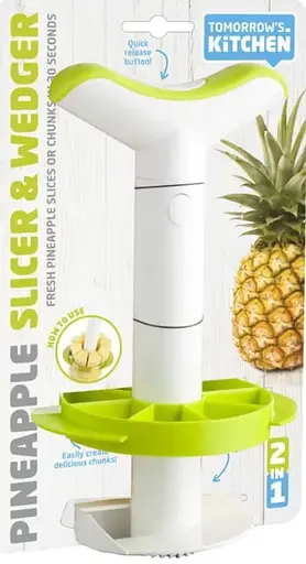 Нож для ананасов Tomorrow's Kitchen Pineapple Slicer & Wedger J-Hook 22 см - фото 1