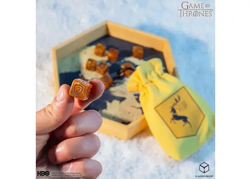Набор кубиков Game of Thrones. Baratheon 10xD6 Dice Set (10 шт.) (GOT/00190166/2025/4/B) - фото 4
