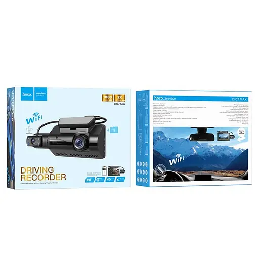 Видеорегистратор HOCO DI07 Max Driving recorder (WI-FI версия) - фото 7