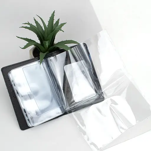 Обложка на водительские права мужская кожаная HC-05 черная (на права старого образца) - фото 3