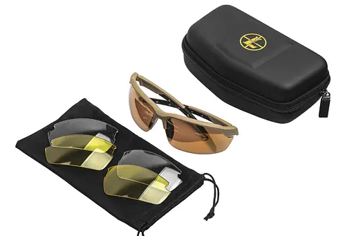 Окуляри тактичні Leupold Tracer з оправою пісочного кольору та бронзовими лінзами - фото 5