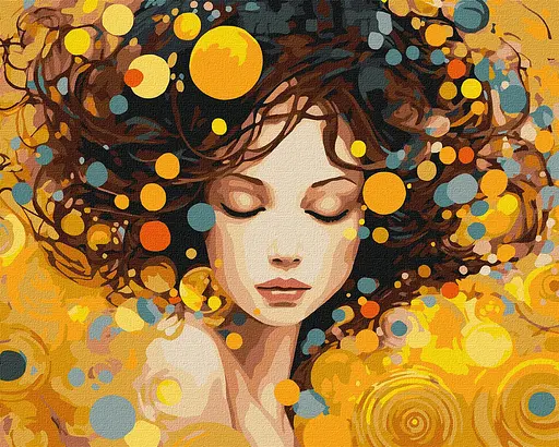 Набор для росписи по номерам Портрет элегантности, 40x50 см, КНО8424