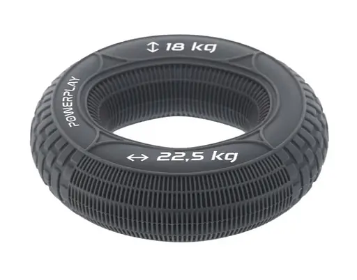 Еспандер кістьовий PowerPlay силіконовий PP-4330 Hand Grip Loops Medium 18-22,5-36 кг Сірий (PP_4330_Grey_(18-22.5kg)) - фото 2
