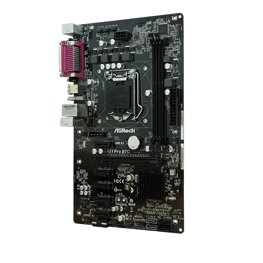 Материнская плата ASRock H81 Pro BTC LGA 1150 (H81 Pro BTC) Б/У - фото 2