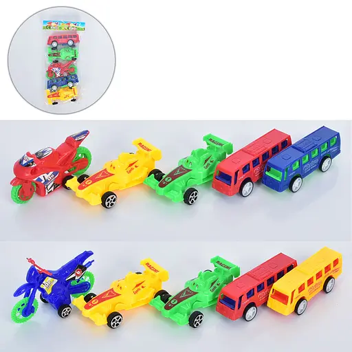 Набір машинок, 5 шт., 8 см (В асортименті) - фото 2