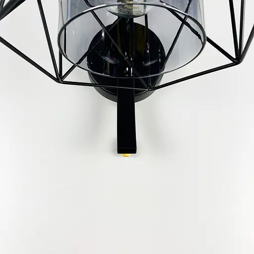 Металлическое бра в стиле Лофт в черном корпусе Арт. W 8180/1 Line F - фото 7