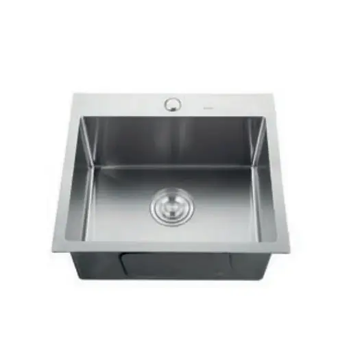 Кухонная мойка Zerix ZH5045S-215 ZM5556, Нержавеющая сталь - фото 1