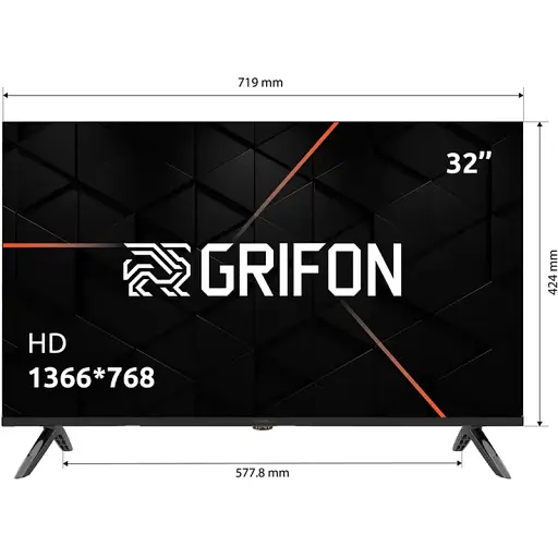 LED-телевизор Grifon Diva DV43FSB - фото 8