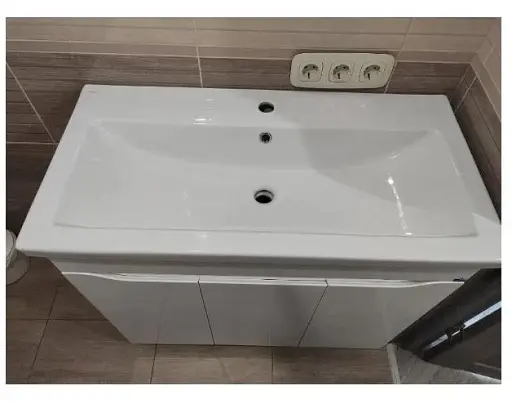 Тумба ПіК Пектораль + раковина Cersanit Como 90 см Білий 30412 - фото 2