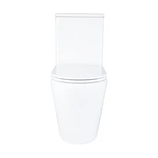 Унитаз напольный Qtap Dove Rimless безободковый с сиденьем Soft-close White QT06228380BW, Белый - фото 3