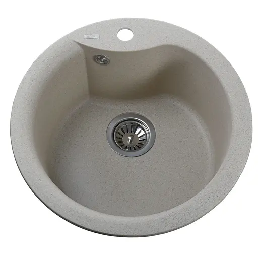 Кухонная мойка гранитная Globus Lux Orta песчаный 485мм-А0004, Sand - фото 1