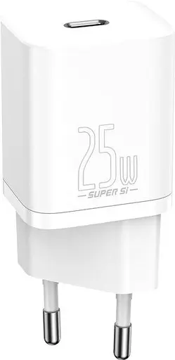 Блок питания и кабель Baseus Super SI PD 25 W (1 Type-C) TZCCSUP-L02 белые - фото 2