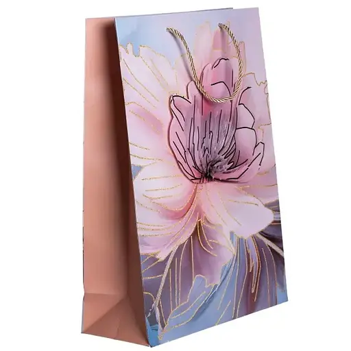 Подарунковий пакет Yiwu HP-10359-10, 30х12х42 см 12 шт. - фото 7