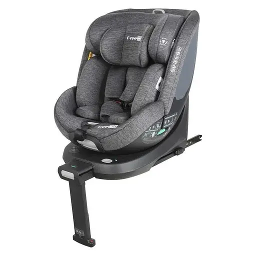 Автокрісло FreeON LOTUS поворотність 360° i-size 40-125 см, сірий - фото 2