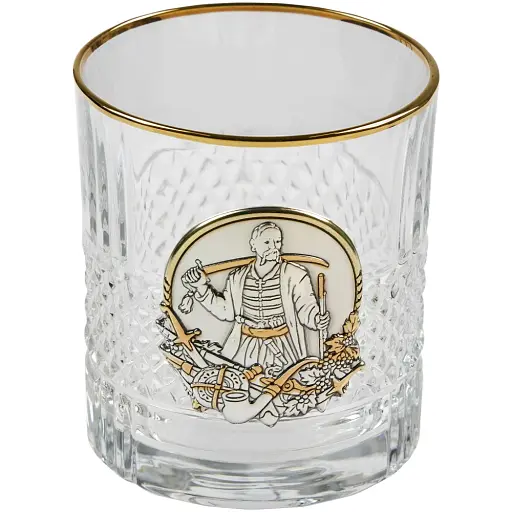 Подарунковий набір склянок для віскі Boss Crystal "Гербовий з козаками": графін - фото 6
