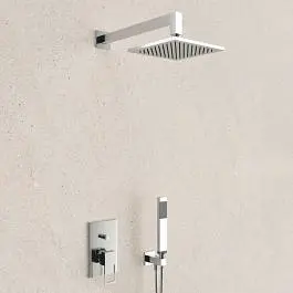 Змішувач для душа Paffoni Effe з металевою накладкою chrome EF015CR/M, Хром - фото 2