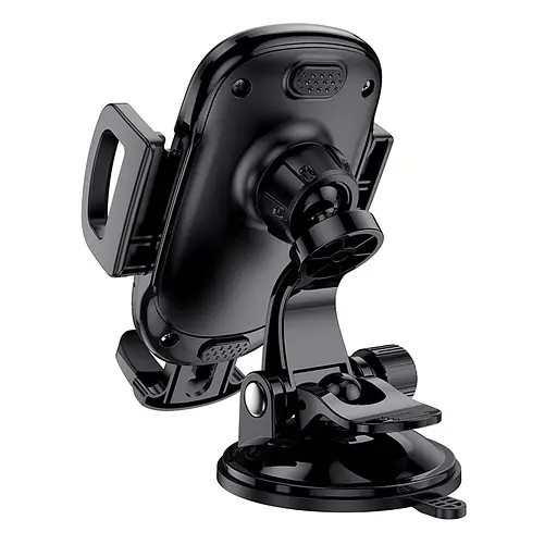 Автотримач для телефона BOROFONE BH37 Route push type suction cup car holder Black - фото 3