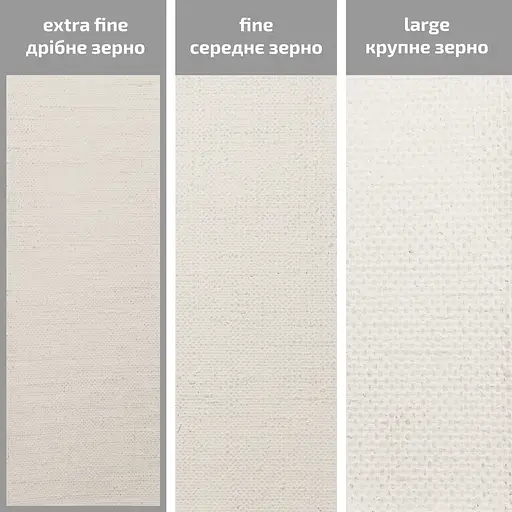 Полотно на подрамник Rosa мелкое зерно лен масляная грунтовка - фото 4